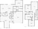 Complete floor plan of the house including the layout of the first and second floors at 3450 Puxton Dr, Orlando, FL 32824