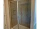 Modern bathroom featuring glass door at 4058 Brookshire Cir, Eustis, FL 32736