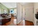 Comfortable living room with wood floors, modern decor, and plenty of light at 440 Orienta Point St, Altamonte Springs, FL 32701