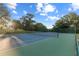Well-maintained community tennis court with a net for a friendly match at 7351 Spring Mountain Ln, Yalaha, FL 34797