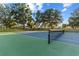 Close-up of a net on a community tennis court at 7351 Spring Mountain Ln, Yalaha, FL 34797