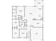 Detailed floor plan showcasing the layout of the home's living spaces and bedrooms at 865 Bay Bridge Cir, Apopka, FL 32703
