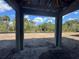 View of the backyard from the unfinished back porch of the new construction home at 1157 Basalt Ln, Sanford, FL 32771