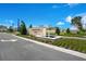 Landscaped entrance to Courtland Park with fountain and community signage under a blue sky at 1221 August Sky Dr, Deltona, FL 32738