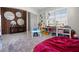 Bright playroom with fun decor, ample storage, and a comfortable beanbag chair at 13320 Magnolia Valley Dr, Clermont, FL 34711