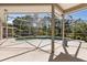 Covered lanai with a sparkling pool and screened enclosure offering an inviting outdoor space at 14378 Stamford Cir, Orlando, FL 32826