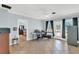 Large bedroom boasts outdoor access, tile floors, and neutral color palette at 2114 Gerda Ter, Orlando, FL 32804