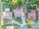 Aerial view of the property showcasing the home's location within the community at 2860 Falconhill Dr, Apopka, FL 32712