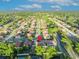 Aerial view with a location marker highlighting the property within the surrounding community at 2860 Falconhill Dr, Apopka, FL 32712