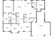 Detailed floor plan showcasing the layout of the first level with room dimensions at 2860 Falconhill Dr, Apopka, FL 32712