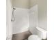 Tiled stand up shower featuring updated fixtures and a clean, modern design at 30442 Pga Dr, Sorrento, FL 32776