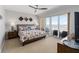Comfortable main bedroom with balcony access and stunning ocean views at 3799 S Atlantic Ave # 1006, Daytona Beach, FL 32118