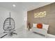 Comfortable living room with decorative wall and modern furniture at 5118 Luna Negra Dr, Orlando, FL 32811