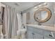 Charming bathroom featuring modern fixtures, a shower-tub combo, and elegant decorative touches at 574 Orange Dr # 78, Altamonte Springs, FL 32701