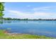 A serene lake view with lush greenery and blue sky, offering a peaceful and picturesque setting at 574 Orange Dr # 78, Altamonte Springs, FL 32701