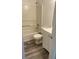 Bathroom featuring a tub and shower combination, toilet, and vanity with modern fixtures at 627 Dory Ln # 202, Altamonte Springs, FL 32714