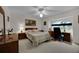 Bedroom with natural light, fan, and desk area at 633 Watercrest Dr, Haines City, FL 33844