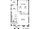 Detailed floor plan showcasing the layout of the first floor, including kitchen, dining, great room, garage and lanai at 8016 Sweet Orange Ave, Winter Garden, FL 34787