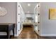 Stylish bedroom with an open French door entryway at 1005 Talon Pl, Winter Springs, FL 32708