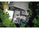 Aerial view of screened pool and patio at 1101 N Division St, Oviedo, FL 32765
