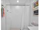 Clean bathroom shower with white tiles and modern fixtures at 1139 Fairway Dr, Winter Park, FL 32792