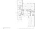 Floor plan of the first floor showing kitchen, living spaces, and garage layout with room dimensions at 16808 Bolsena Dr, Bella Collina, FL 34756