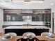 Stylish kitchen with modern cabinetry, updated appliances and center island at 16808 Bolsena Dr, Bella Collina, FL 34756