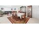 Formal dining room featuring a table for six, china cabinets and tile floors at 236 Aquamarine Ln, Kissimmee, FL 34758