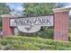 Beautiful Avalon Park neighborhood sign surrounded by manicured landscaping and brick pillars at 2424 Antlia Dr, Orlando, FL 32828