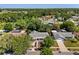 Aerial view showcases a neighborhood with mature trees and well-maintained homes with many back yard pools at 2623 Parsley Dr, Orlando, FL 32837