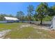 Large backyard featuring lush green space and mature trees, perfect for relaxing or entertaining guests at 2651 Sunrise Blvd, Mount Dora, FL 32757