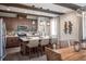 Open-concept kitchen with an island, pendant lights, and modern appliances at 3289 Songbird Cir, Harmony, FL 34773