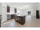 Kitchen featuring stainless steel appliances, granite countertops and an island at 3753 Apopka Ridge Cir, Apopka, FL 32703