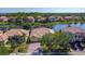 Stunning aerial view of a residential community with waterfront homes and lush landscaping at 3908 Coastal Breeze Dr, Kissimmee, FL 34744
