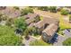 Aerial view of the multi-Gathering apartment buildings and surrounding landscape with parking lots and green spaces at 420 Summit Ridge Pl # 112, Longwood, FL 32779