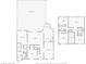 Layout of home's first floor featuring screened patio, primary bedroom, kitchen, and living room at 4232 Spring Ln, Lakeland, FL 33811