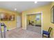 Home workout room with exercise equipment, mirrored closet doors, and neutral carpet at 4232 Spring Ln, Lakeland, FL 33811
