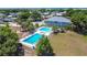 Aerial view of the community pool and recreation center at 50989 Highway 27 # 174, Davenport, FL 33897