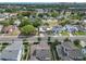 Aerial view of a home with a fenced backyard, well-maintained lawn, and other homes in a suburban neighborhood at 795 W Canton Ave, Winter Park, FL 32789