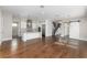 Open-concept living area showcases the kitchen, staircase, and dining area at 795 W Canton Ave, Winter Park, FL 32789