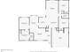 A detailed floorplan of a home including the primary bedroom, kitchen, living room, and two additional bedrooms at 996 Big Oaks Dr, Oviedo, FL 32765