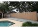 A view of the private backyard pool at 406 Red Coat Ln, Orlando, FL 32825