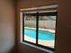 Relaxing pool view from the window at 406 Red Coat Ln, Orlando, FL 32825