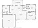 Detailed floor plan showcasing layout of the home's living spaces at 919 Boardman St, Orlando, FL 32804
