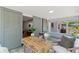 Sun room with work space and view to the interior and exterior at 919 Boardman St, Orlando, FL 32804