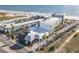 Beautiful aerial view of the resort with ocean views and plenty of parking at 935 S Atlantic Ave # 602, Daytona Beach, FL 32118