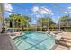 Enclosed pool area with a built-in spa, offering a serene and private retreat surrounded by lush greenery at 11401 Willow Stowe Ln, Windermere, FL 34786