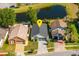 Home featuring a beautiful pond view with lush greenery and a well-maintained lawn at 12817 Parkbury Dr, Orlando, FL 32828