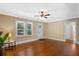 Bright living room featuring hardwood floors, natural light, and a welcoming entrance at 1333 W Yale St, Orlando, FL 32804