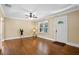 Bright living room featuring hardwood floors, natural light, and a welcoming entrance at 1333 W Yale St, Orlando, FL 32804